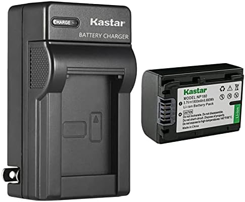 Замена на батеријата на батеријата со 1-пакет и наизменична струја за батеријата на Орбро НП-180 NP180, Ordro HDR-AE8 UHD 1080P 60FPS