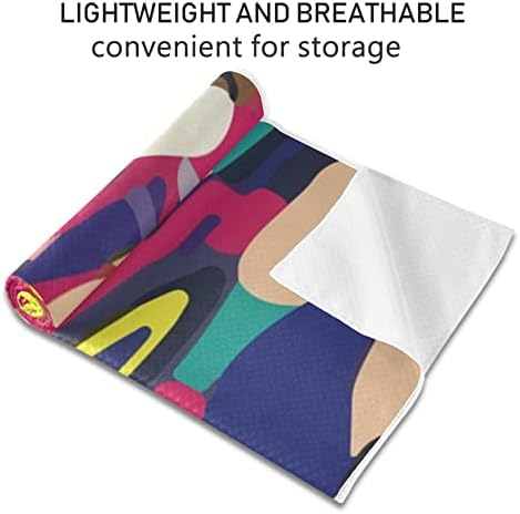 Augensether јога ќебе Франс-велосипед-бојата-боја-боја јога крпа за јога мат пешкир