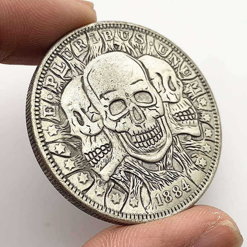 1884 Скитници Монета Главата Бакар И Сребро Комеморативна Монета Колекција Монета Олеснување Заб Бакар Монета Медал