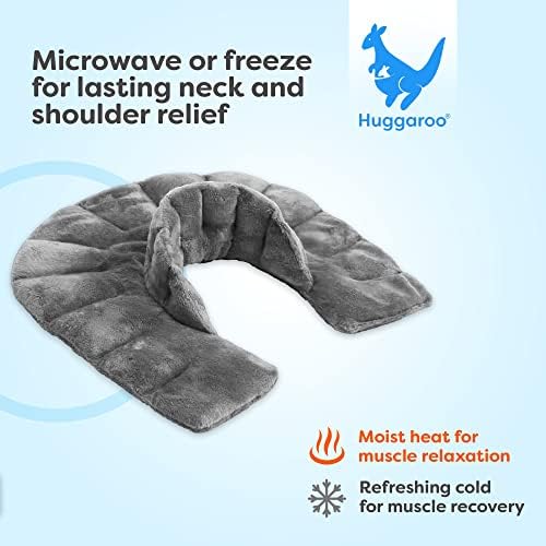 Huggaroo - безжични микробранови за греење на микробранови за вратот и рамената и олеснување на главоболката на напнатост - подароци за мајка