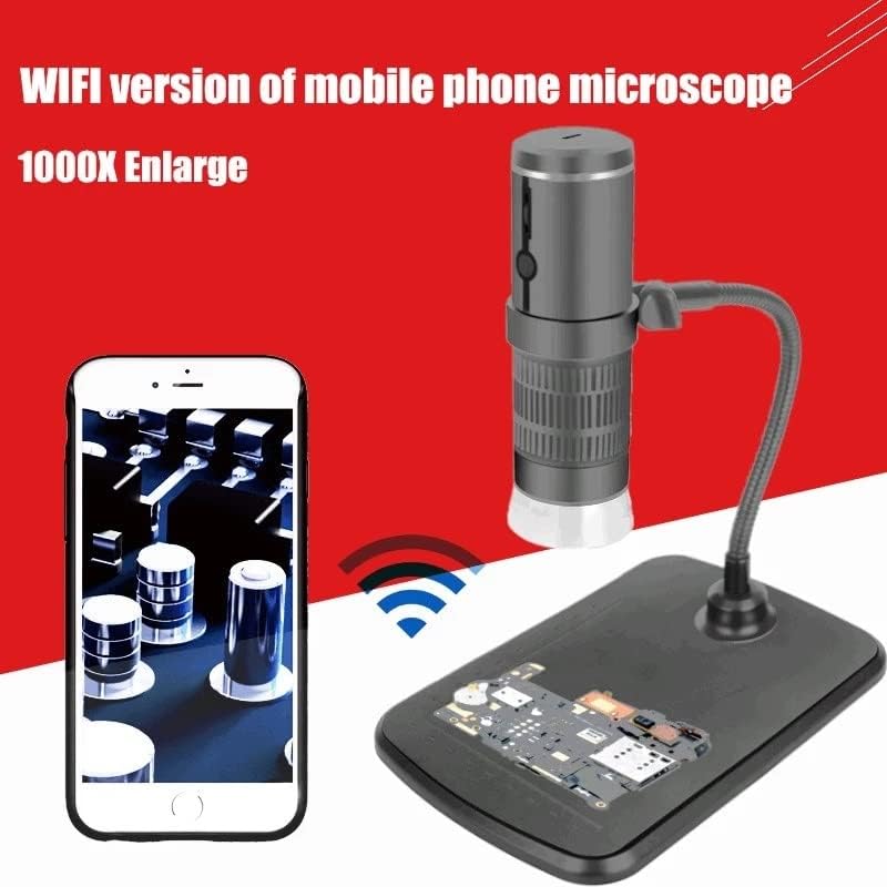 Tfiiexfl 1000x Дигитален Микроскоп 1080p Микроскоп Со висока Дефиниција Паметен Телефон Камера Видео За Пхб Заварување Слајдшоу гледање