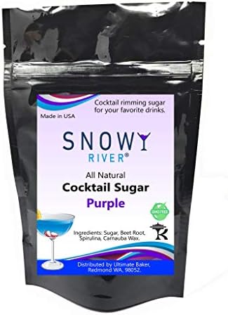 Снежна река чист коктел шеќер - кошер сертифициран природно чист коктел риммер