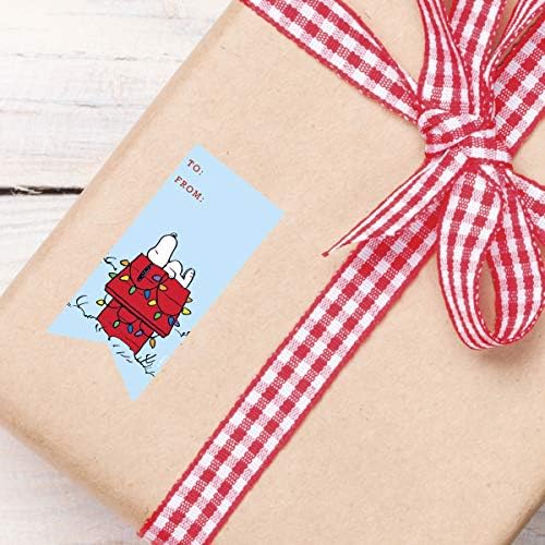 Графички Кикирики / Етикети За Подароци / 52 Самолепливи Божиќни Налепници | 13 Дизајни Со Акценти На Црвена Фолија | До И од Имиња |