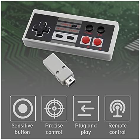Конзола за игри Brojaq 4K Game 2.4GHz Конзола за игри безжичен контролер џојстик контролер ретро NES Mini 2.4G безжичен контролер за игри Детски подарок