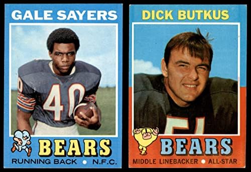 1971 Topps Chicago Bears Team постави чикаго мечки екс/мечки на MT