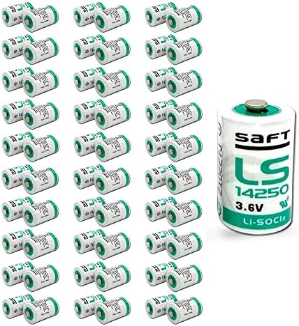ВЕЛВЕУС 60 парчиња LS14250 1/2 AA 3.6 v литиумска Батерија 14250 Заменлива Батерија ЗА SAFT LS14250
