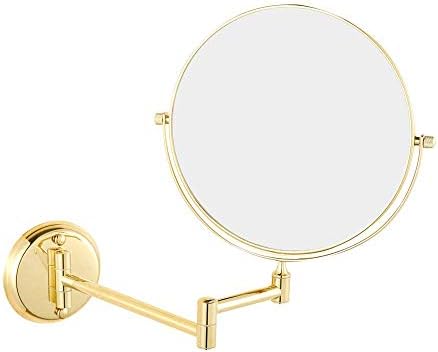 Декика осветли живот и wallид монтирани огледала за шминка зголемувајќи го цврсто прилагодување на козметичкото огледало за бричење на бањата