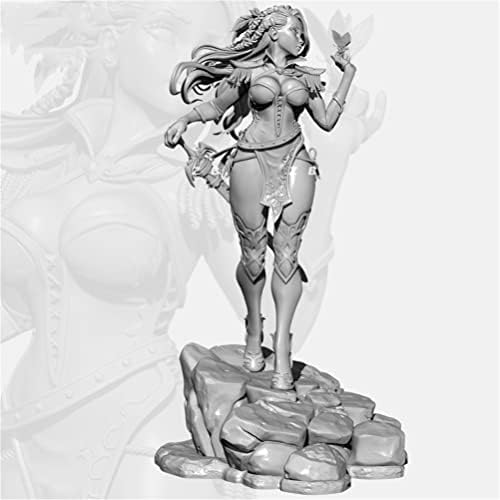 1/24 смола Војник модел Античка фантазија женски воин минијатурен комплет за фигури // sv0-25