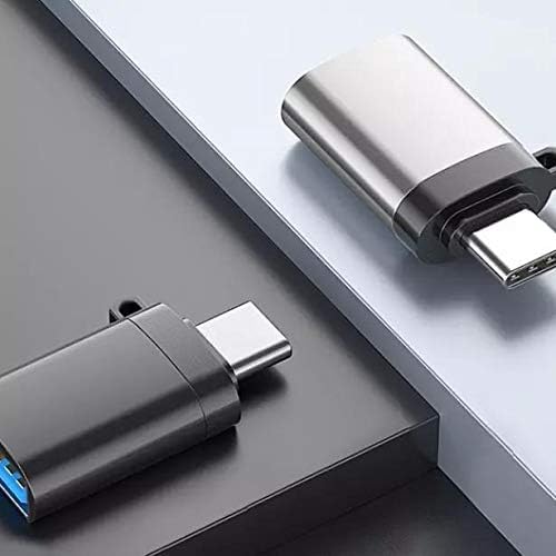 Кабел Boxwave Компатибилен со Ayaneo Air - USB -C до Portchanger, USB Type -C OTG USB преносен клуч за клучеви за Ayaneo Air -