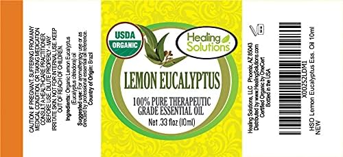 Лековити раствори 60мл масла - есенцијално масло од еукалиптус лимон - 2 унци на течности