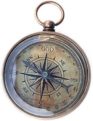 Религиозни подароци за луѓе - Бог Господи, ме води компас | Подарок за крштевање за момчиња тинејџери, подарок за ден на дипломирање 2023 година,