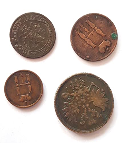 1800 с.п.б. Монети на руската Империја Различни Периоди копек 1800-1911 Копек Продавачот Добар