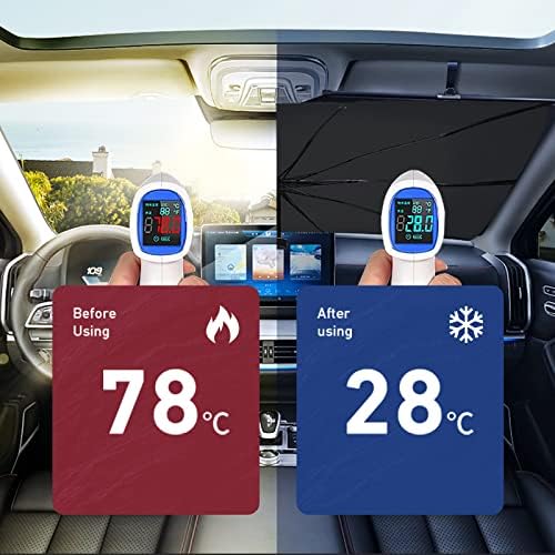 Уванти 2023 Тесла модел 3/y шофершајбна Сонце, нијанси на прозорецот за автомобили предна рачка за ветровитница, автомобилски