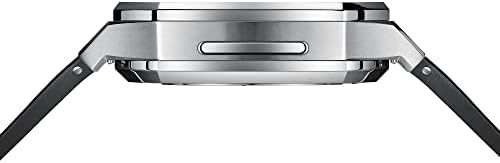 БИК гумен ремен+нерѓосувачки челик случај ап мод комплет За епл часовник Серија 8/7 45мм, луксузни замена бенд и рамка за Ивоч