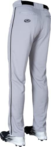 Роулингс Полу-Опуштено Целосна Должина Бејзбол Панталони | Солидна &засилувач; Цевководни Опции | Возрасни Големини | Повеќе Бои