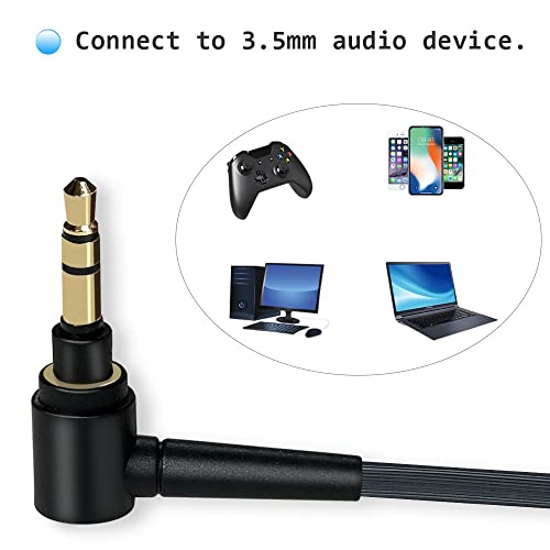 Кабел за слушалки за замена MQDith WH-1000XM4 Компатибилен со Sony WH-1000XM5 WH-1000XM4 WH-1000XM3 WH-1000XM2, кабел за вклопување
