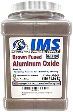 180 Grit Premium Brown Fused алуминиум оксид - - фино одделение со висока густина, размачкајќи ги абразивните медиуми за гравирање,