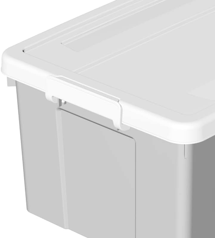 Cetomo 65l*3 Пластична кутија за Складирање, Кутија за Торба,Контејнер За Организирање Со Издржлив Капак И Безбедни Токи За Заклучување,