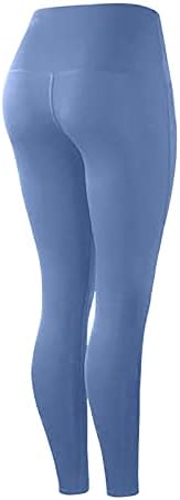 Gbyou јога панталони за жени со џебови со високи половини хеланки Атлетски тренингот спортски спортски активен истегнување