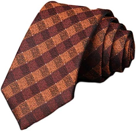 Слаби слаби вратоврска на Ангонџивел, карирани пол -точки, шарени врски quакард ткаени формални фустани бизнис вратот