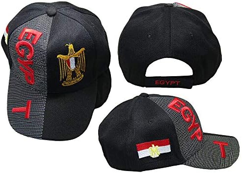 Мајами Трговија на големо во Египет Земја Црн црвен буква 3-Д лепенка од странично извезено капаче за капа