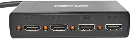 Tripp Lite 4-PortportPort на HDMI Multi Stream Transport Hub MST, DP 1.2, DP до HDMI, 3840X2160 4K X 2K @ 24/30Hz, црно