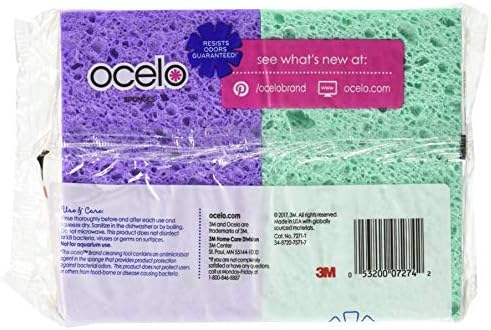 О-Кел-О корисни сунѓери, разновидни бои, 4 брои, пакет од 4