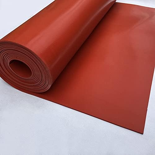 Дебелина на силиконски гумен лист 0,5/1 /1.5/2/3/4/5 мм ширина 500 * 500,1000 * 1000мм тенка табла црвена боја гума од гума