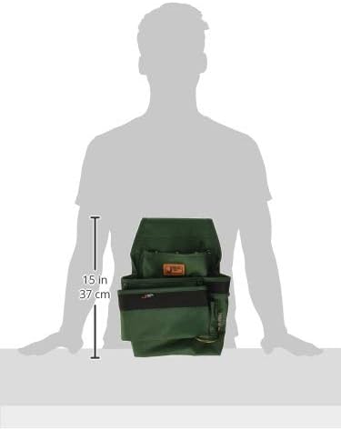 Торбичка за торбички со алатки Jetech со 4 џеб - торбичка за алатка со тешки алатки со прилагодлив појас за електричар, столари, занаетчии,
