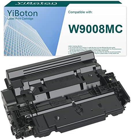 Јиботон W9008 Црн Тонер Кертриџ: Висок Капацитет W9008MC Тонер Кертриџ Замена За HP Успеа E50145DN MFP E52645DN E52645C Печатач