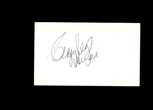 Elroy Hirsch Hand потпиша 3x5 Index картичка Autograph NFL HOF Лос Анџелес Рамс