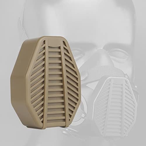 Besstuup заменлива маска респиратор филтер полу-лице анти-индустриска конструкција прашина памучна обвивка против маска маска ABS пластика