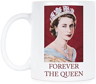 Добивме добра кралица Елизабета кригла нејзина чаша за кафе во Велика Британија