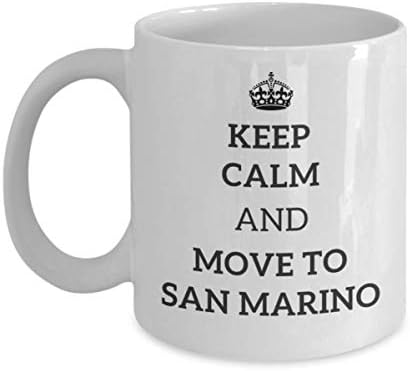 Продолжете да се смирите и да се преселите во чашата за чај од Сан Марино, патник соработник пријател, пријател подарок за патувања