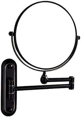 ЗААХХ СМЕТКИ Огледало Vanity Mirror Wallид монтирано и нормално двострано 360 ° ротирачки проширување за козметичко огледало за бања