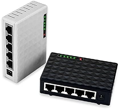 Конектори 10/100/1000MBPS Gigabit Mini 5 -порта за десктоп прекинувач Брз Ethernet мрежен прекинувач LAN Hub RJ45 Ethernet и Switching