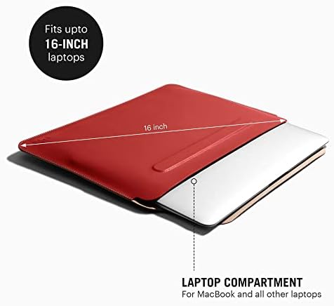 DailyObjects Terracotta Red Snapon плив ракав за MacBook Pro 40.64cm