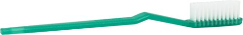 Четка за заби, 46 Тафт, бели најлонски влакна, зелено-CS