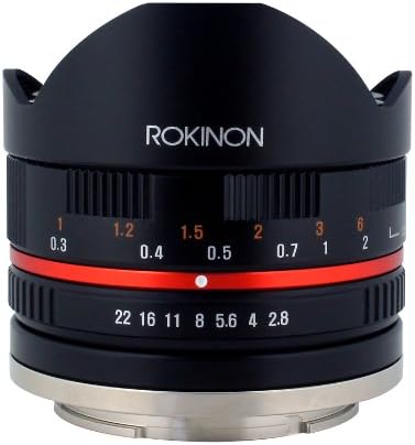 Rokinon 8mm F2. 8 UCC FISHEYE II Фиксна Леќа За Sony E-Mount Камери