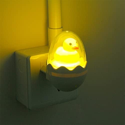 Симпатична жолта патка за ноќно светло за контрола на сензорот за затемнување далечински управувач за домашна спална соба деца Деца подарок