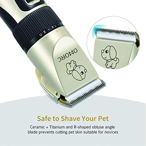 Комплет Електричен Клипер ЗА Миленичиња BEIAKE Со USB Прекинувач За Полнење Со Еден Допир Професионални Алатки За Чешлање Миленичиња За Животни Со Долга Коса, В