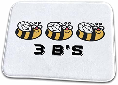 3drose tnmgraphics Animals - Три пчели што брои лекција - душеци за сушење на садот