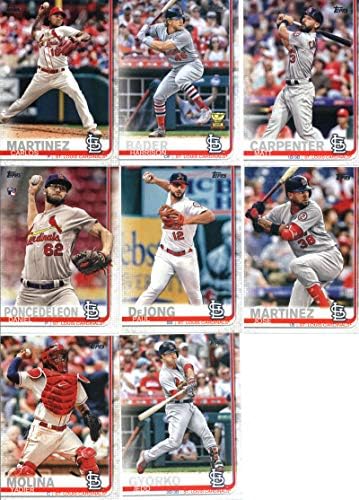 2019 Topps Master Baseball St. Louis Cardinals Team Set of 32 Cards: Busch Stadium, Carlos Martinez, Matt Carpenter, Harrison Bader, Jose