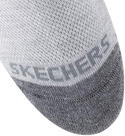 Skechers mens 6 пакувања со ниски сеци чорапи