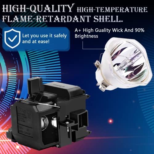Dankio ELPLP69 v13H010L69 Projector Lamb For Epson Powerlite Home Cinema EH-TW7200 EH-TW8000 EH-TW8100 EH-8200 EH-8200W EH-TW9000 EH-TW9000W EH-9100 EH-9100W EH-9200 Замена на проекторот