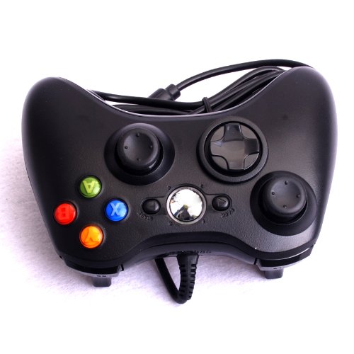 Сакате Мал Црн ЖИЧЕН УСБ-Контролер ЗА Подлога За Игри За Xbox 360 КОМПЈУТЕР