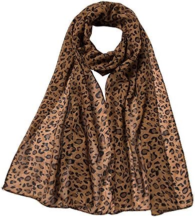 Шамија долги жени модни шалови за печатење во шал завиткаат мека шамија на леопард дополнителни големи шалови за жени