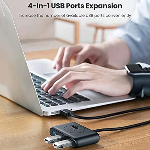 SXDS USB Центар 4 - ПОРТ USB 3.0 СО Голема Брзина USB Сплитер ЗА ХАРД Дискови USB Флеш Диск Глувчето Тастатура Прошири АДАПТЕР