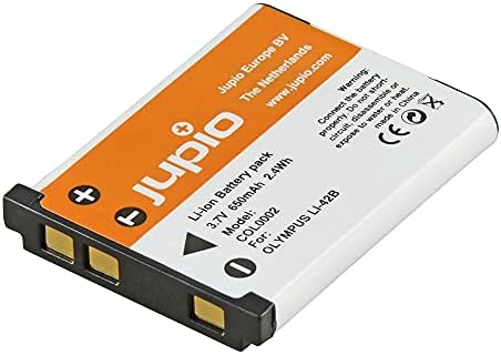 Батерија за замена на дигитална камера Jupio за Олимп Ли-40Б/Li-42B, сива