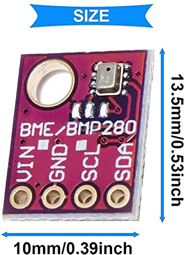 RedTagCanada GY-BME280 BME280 Дигитални 5v Температура Влажност Сензор Атмосферски Барометриски Притисок Одбор Iic I2C Збег За Arduino